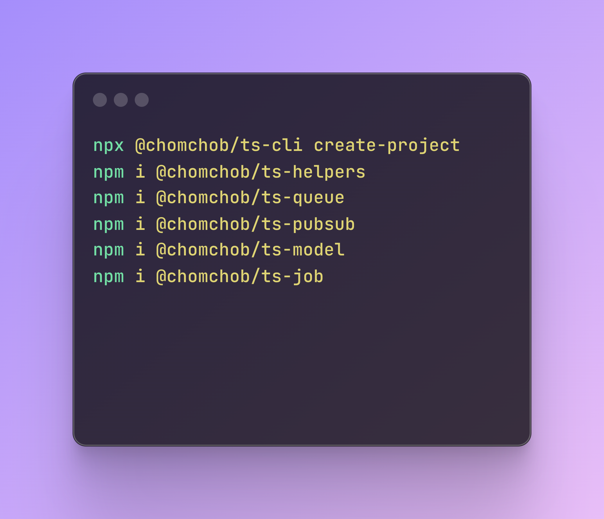 ChomCHOB Backend Framwork