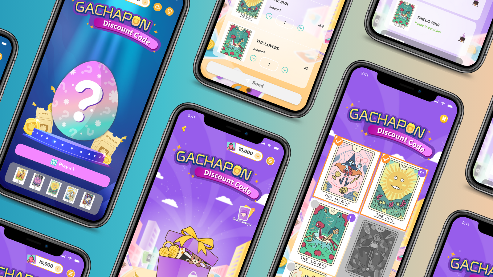 Gachapon and Stamp System